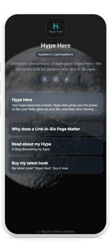 Hype Here Demo